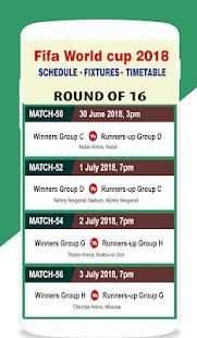 FIFA World Cup 2018 Time Table screenshot 3