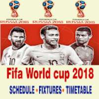 FIFA World Cup 2018 Time Table