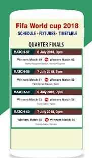 FIFA World Cup 2018 Time Table screenshot 2