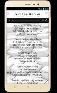 Celine Dion "The Power Of Love" скриншот 3