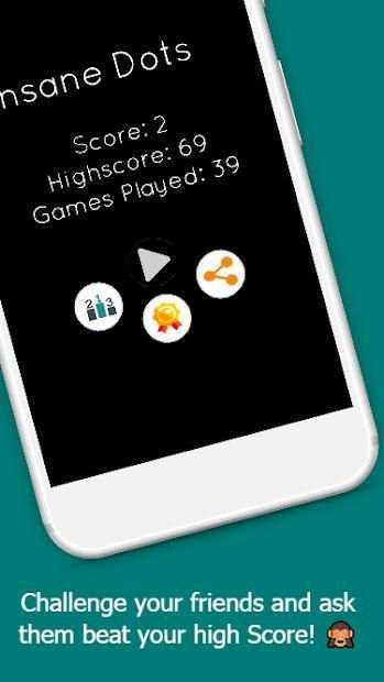 Insane Dots - An Addictive Android Game * screenshot 2