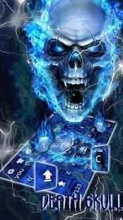 Flaming Skull Keyboard Theme screenshot 2
