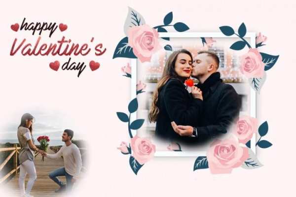 Valentine Day Photo Frame - Romantic Photo Editor screenshot 3