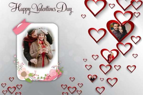 Valentine Day Photo Frame - Romantic Photo Editor screenshot 2