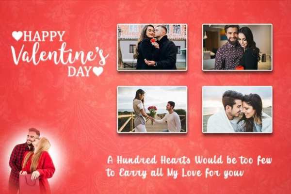 Valentine Day Photo Frame - Romantic Photo Editor screenshot 4