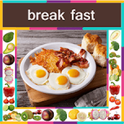 ikon BreakFast Recipes In English ( Offline )