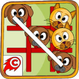 Cat Dog Toe ** - Tic Tac Toe Game ⭕️❌ आइकन