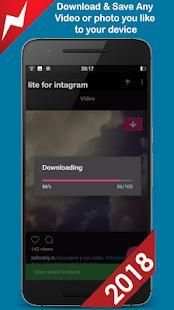 lite for instagram 2018 screenshot 1