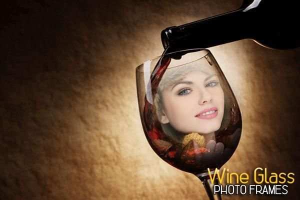 Wine Glass Photo Frames Editor स्क्रीनशॉट 3