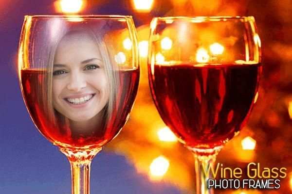 Wine Glass Photo Frames Editor स्क्रीनशॉट 4