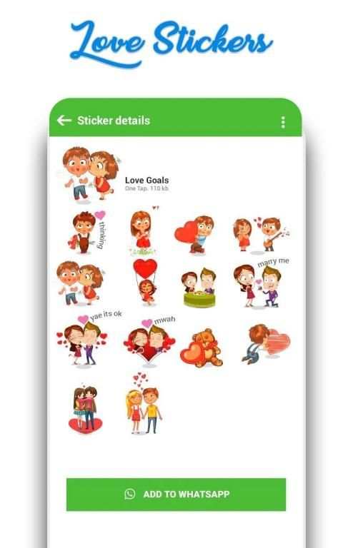 WAStickerApps: Romantic Love Stickers for whatsapp screenshot 8