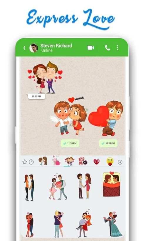 WAStickerApps: Romantic Love Stickers for whatsapp screenshot 1