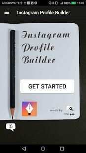 Instagram Profile Builder screenshot 2