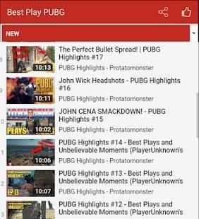 BEST PLAY VIDEO PUBG 2018 screenshot 1