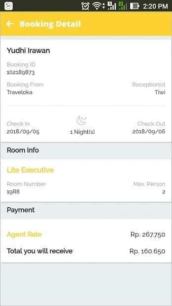 LITE ROOMS EXTRANET screenshot 3