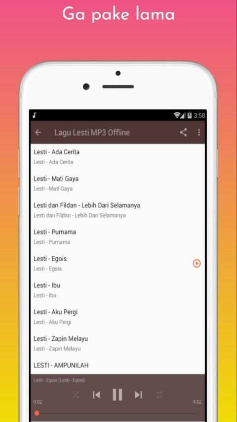Lagu Lesti MP3 Offline screenshot 2