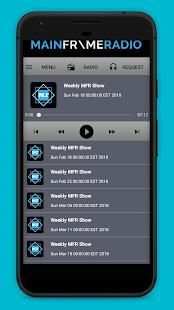 Mainframe Radio स्क्रीनशॉट 1