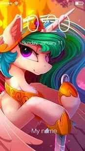 Little Pony Magic Princess Screen Lock Security screenshot 7