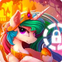 Little Pony Magic Princess Screen Lock Security on 9Apps