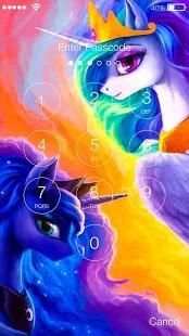 Little Pony Magic Princess Screen Lock Security screenshot 6