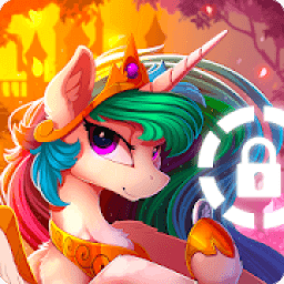 Little Pony Magic Princess Screen Lock Security أيقونة