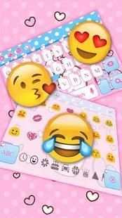 Pink Cute Rabbit Keyboard screenshot 2