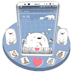 Ice Bear Launcher Theme