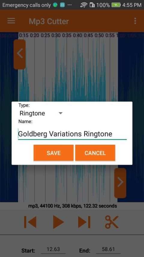 Mp3 Cutter & Ringtone Maker with Sound Recorder स्क्रीनशॉट 4