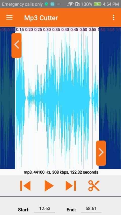 Mp3 Cutter & Ringtone Maker with Sound Recorder स्क्रीनशॉट 5