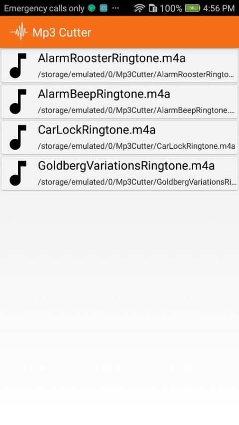 Mp3 Cutter & Ringtone Maker with Sound Recorder स्क्रीनशॉट 2