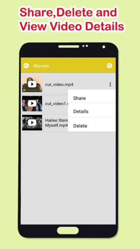 HD Video Player Pro for Android स्क्रीनशॉट 4