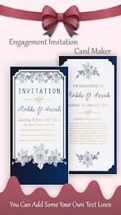 Engagement Invitation Card Maker स्क्रीनशॉट 3
