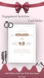 Engagement Invitation Card Maker स्क्रीनशॉट 2