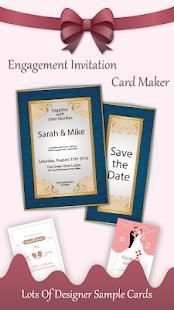 Engagement Invitation Card Maker स्क्रीनशॉट 1