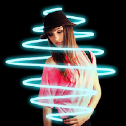 Spiral Photo Editor : Collage &amp; Neon Effects आइकन