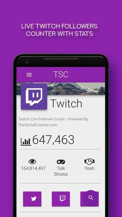 Live YouTube, Twitter, Twitch & Instagram - TSC screenshot 1