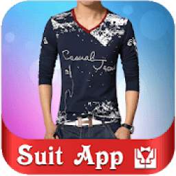 Men Designed T Shirt Foto Suit Editor 1.0
