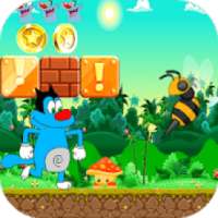 Super Oggy Jungle Run Adventure