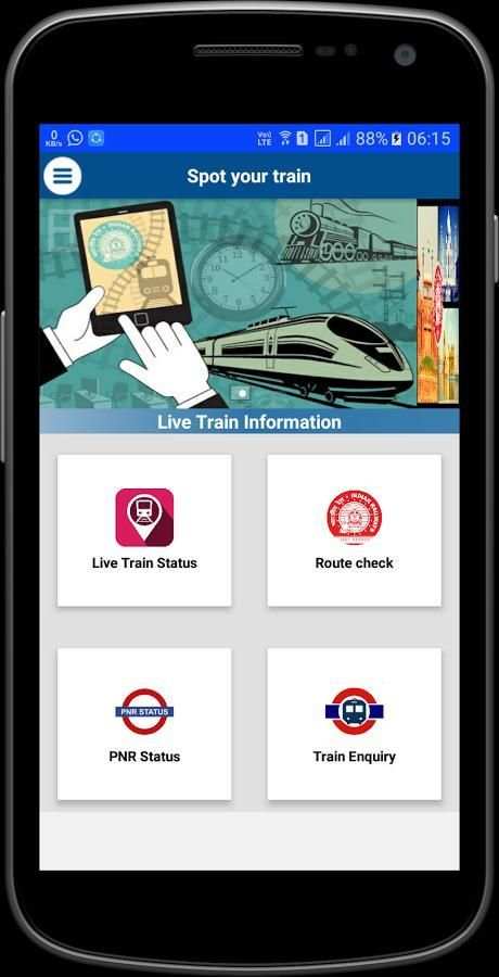 SpotUrTrain : Live Train Status IRCTC PNR status screenshot 7