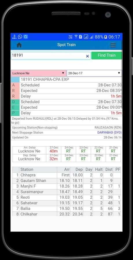 SpotUrTrain : Live Train Status IRCTC PNR status screenshot 5