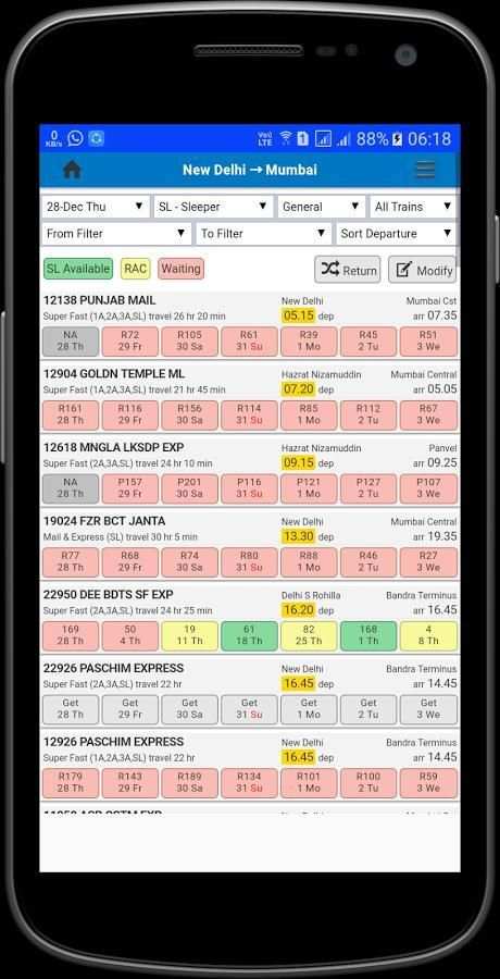 SpotUrTrain : Live Train Status IRCTC PNR status screenshot 4