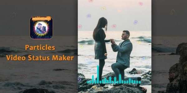 Particles Video Status Maker - Musical Wave Beats स्क्रीनशॉट 6