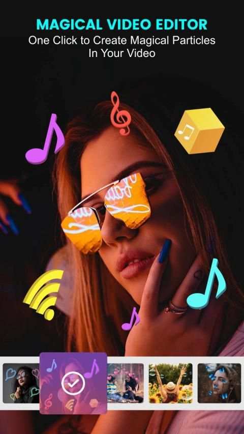 Magic Animation Video Effect - Music Effect स्क्रीनशॉट 1