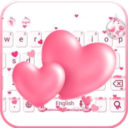 Love Keyboard theme pink love