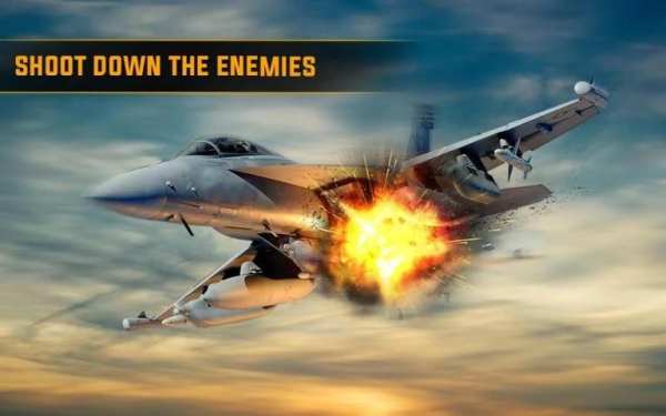Jet Fighter Air Attack 3D Game Fly F18 Flight Free screenshot 3