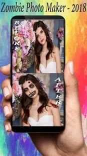 Zombie Photo Editor new- 2018 screenshot 1