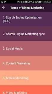 Learn Digital marketing скриншот 5