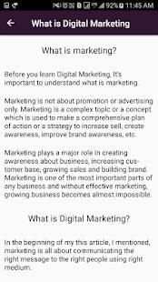Learn Digital marketing скриншот 4