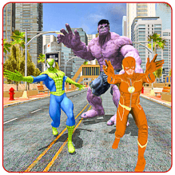 ikon Spider hero City Attack Simulator: Superhero Fight