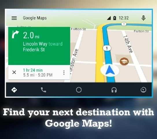 Guide for Android Auto Maps app Android Auto Tips screenshot 1